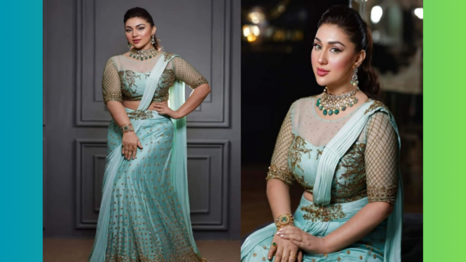 ভক্ত ও দর্শকদের দৃষ্টি আকর্ষনের চেস্টা করছেন মাঝবয়সি নায়িকা অপু বিশ্বাস। ছবি জাতীয় চলচ্চিত্র পুরস্কার ২০২২ থেকে সংগৃহীত।