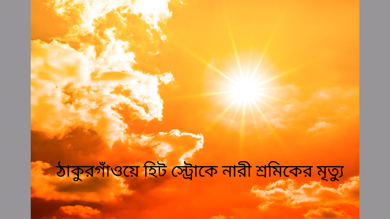 ঠাকুরগাঁওয়ে হিট স্ট্রোকে নারী শ্রমিকের মৃত্যু
